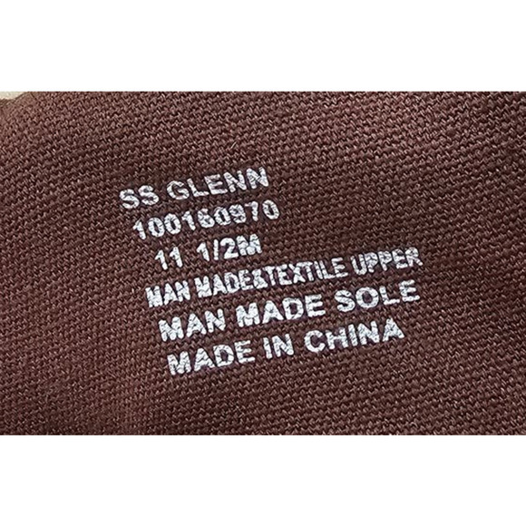 Sun + Stone Glenn Brown Faux Leather Sherpa Trim Memory Foam Boots Mens 11.5M - Picture 9 of 9